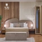 غرفة نوم دريسنج و تسلا - غرفة نوم بيج ورمادي