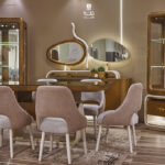 غرفة سفرة دهب -  طاولة سفرة خشب