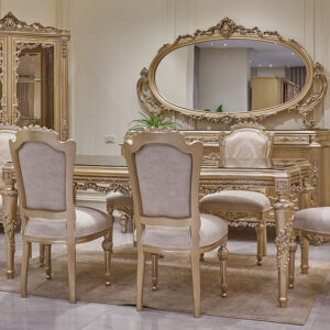 غرفة سفرة تاج الملكة - سفرة نيو كلاسيك