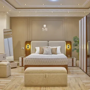 غرفة نوم مودرن بتصميم أنيق وعصري
