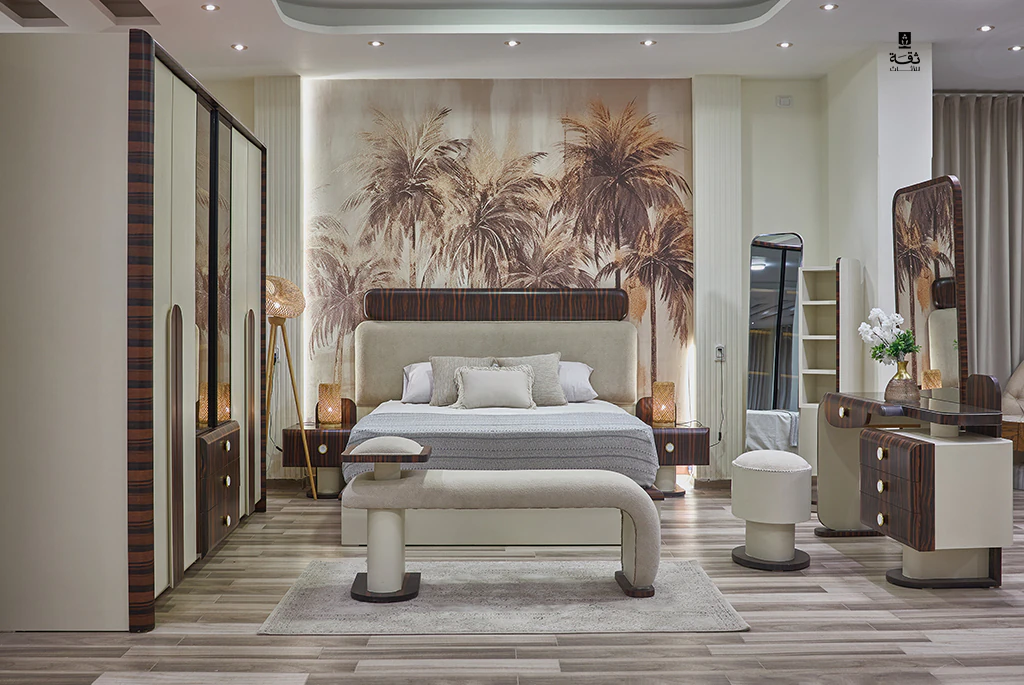 ن ابانوس 7 غرفة نوم ابانوس - غرفة نوم مودرن